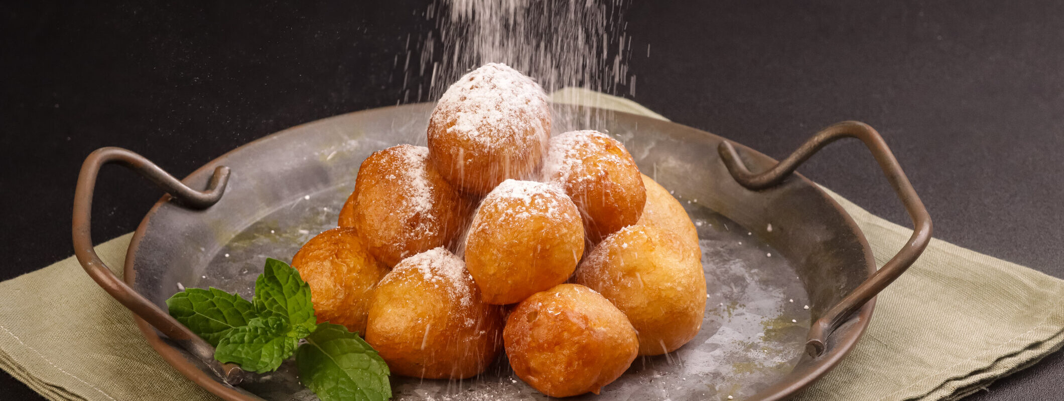Loukoumades, Traditional Greek Donuts Or Honey Puffs. Loukoumades, Traditional Greek Donuts Or Honey Puffs.