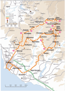 Vouni Panagias Ampelitis Map