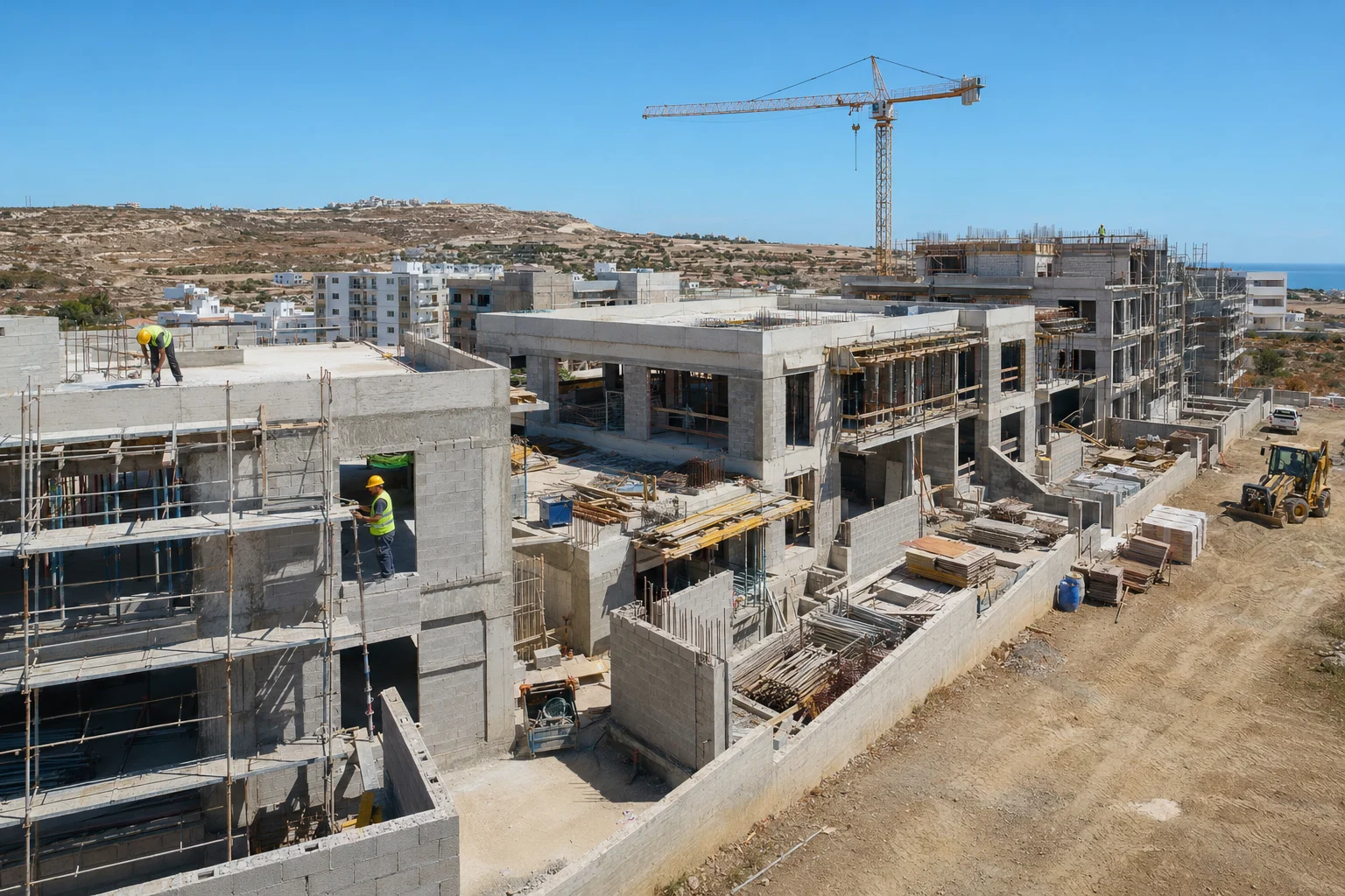 פרויקט בניין דירות בבנייה בקפריסין פרויקט בניין דירות בבנייה בקפריסין